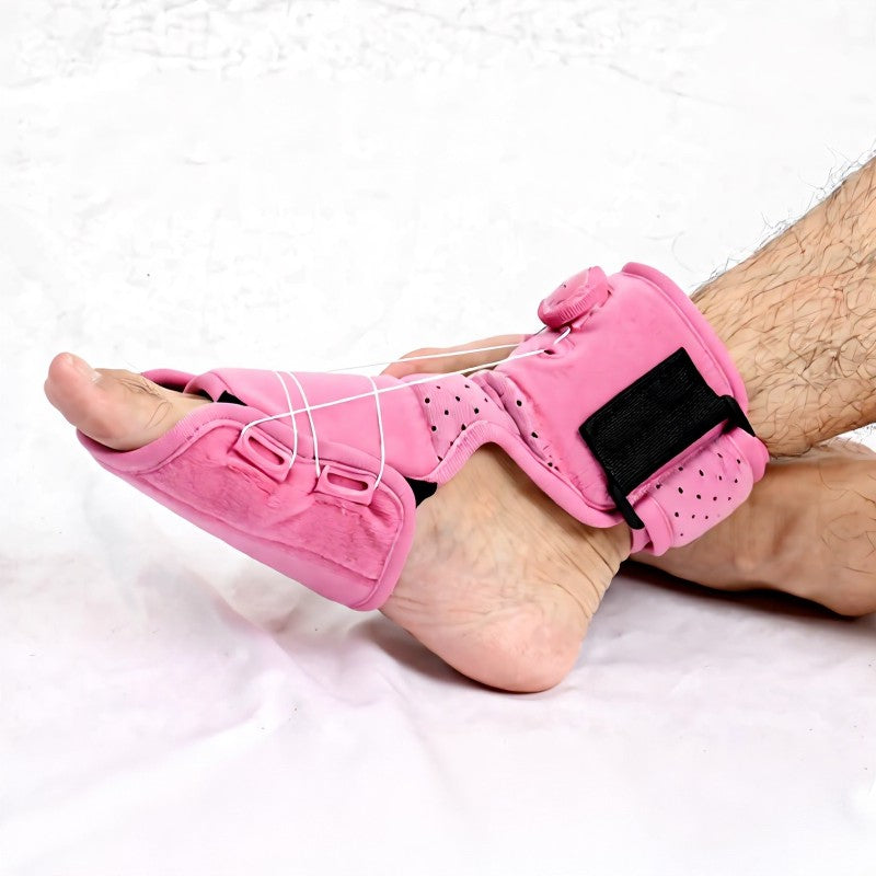 Verstellbare Fußheber-Nachtschiene Knöchelbandage - Rosa - EU36-45 (US3-11) - image 2
