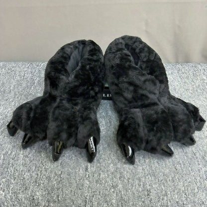 Monsterpfote Plüsch-Hausschuhe Socken - Schwarz - EU36-42 (US3-8,5) - image 8