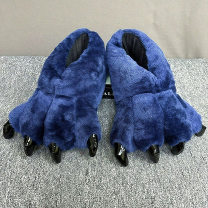 Monsterpfote Plüsch-Hausschuhe Socken - Königsblau - EU36-42 (US3-8,5) - image 7