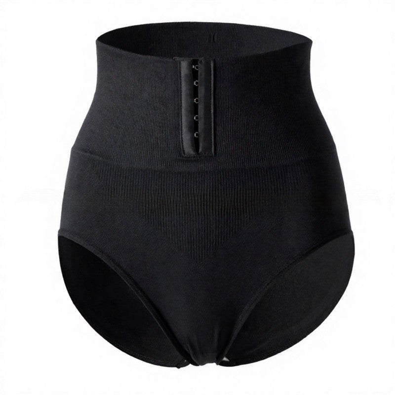 Shapewear mit hohem Bund und Hakenverschluss vorne, die bis zur Mitte des Oberschenkels reicht - Schwarz - 2XL - image 5