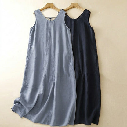 Luftiges Maxikleid aus Baumwolle mit Taschen - image 13