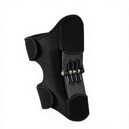 Atmungsaktive Knieorthese mit Carbonfeder-Kompression - Schwarz - XL - image 6