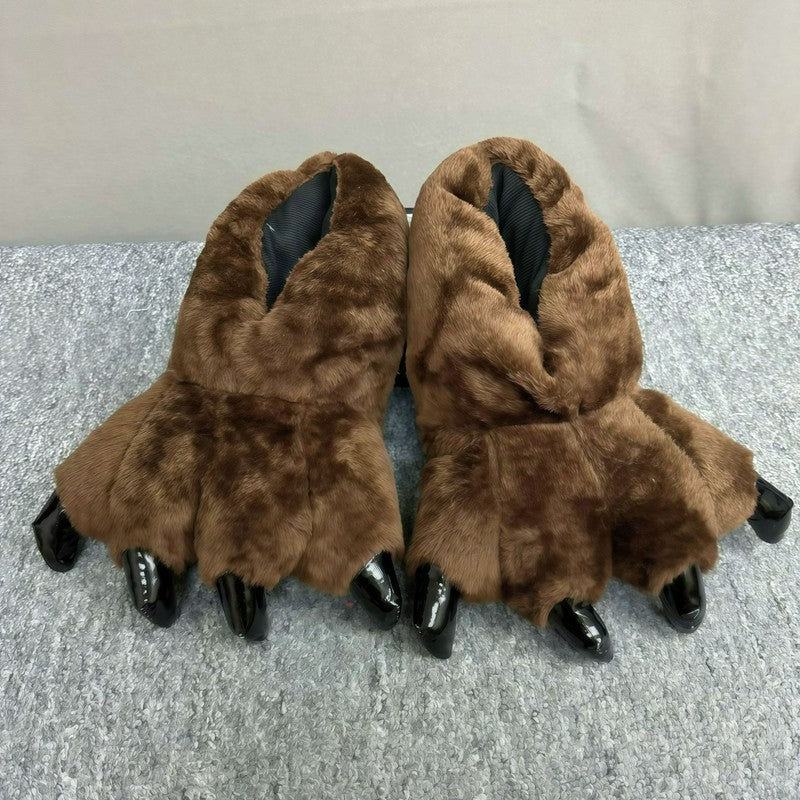 Monsterpfote Plüsch-Hausschuhe Socken - image 5