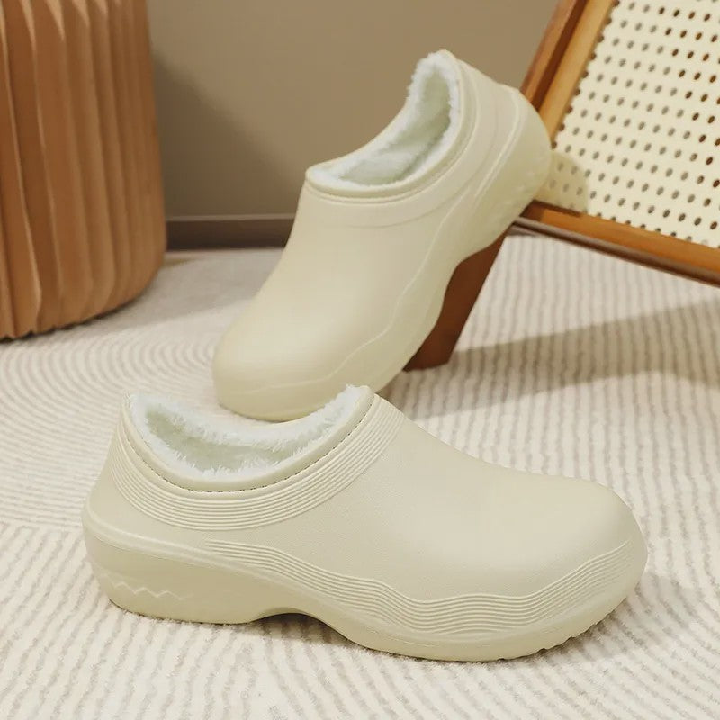Gemütliche, fleecegefütterte EVA-Arbeitsschuhe - Khaki - EU44-45 (US10-11) - image 0